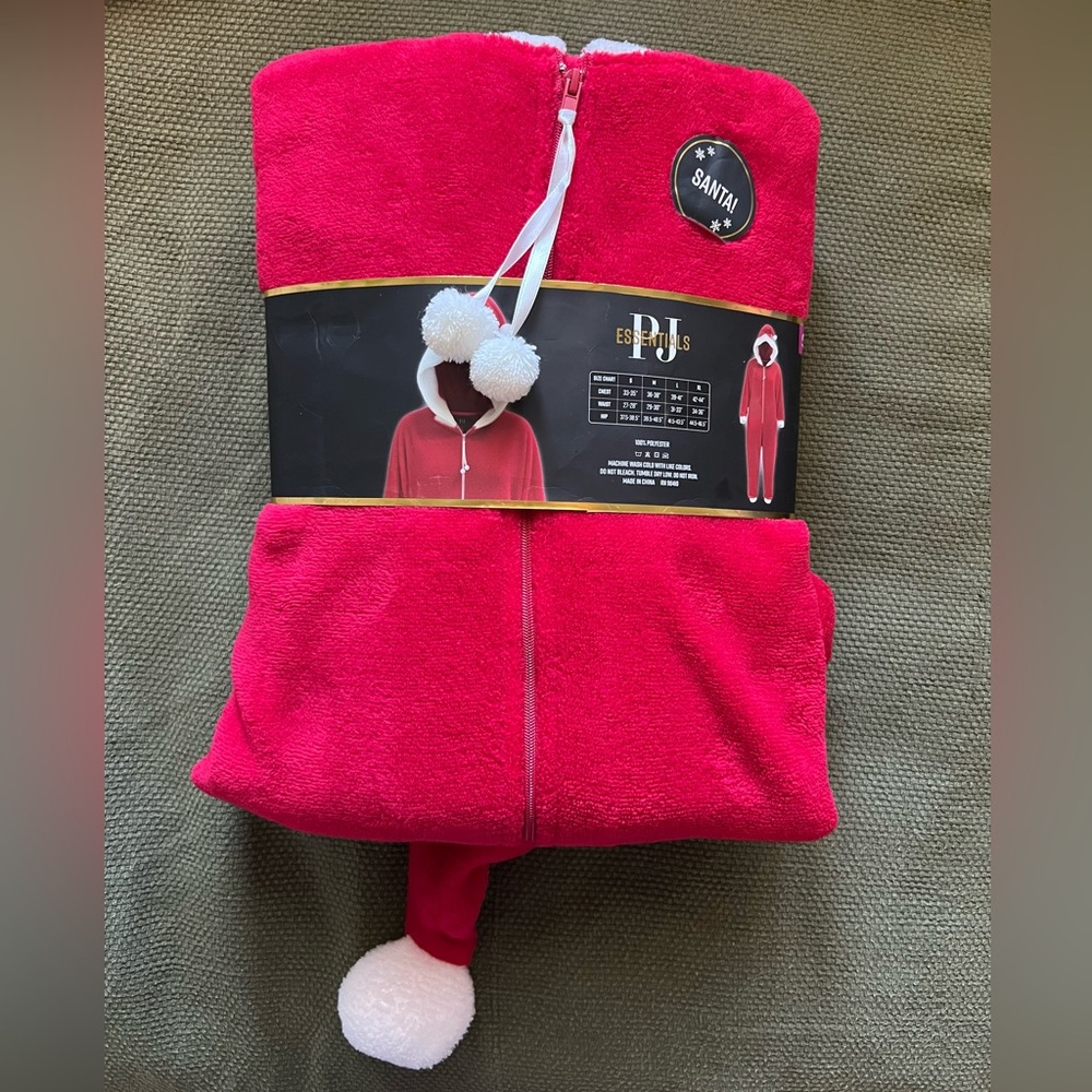 Women’s Santa Onesie PJs